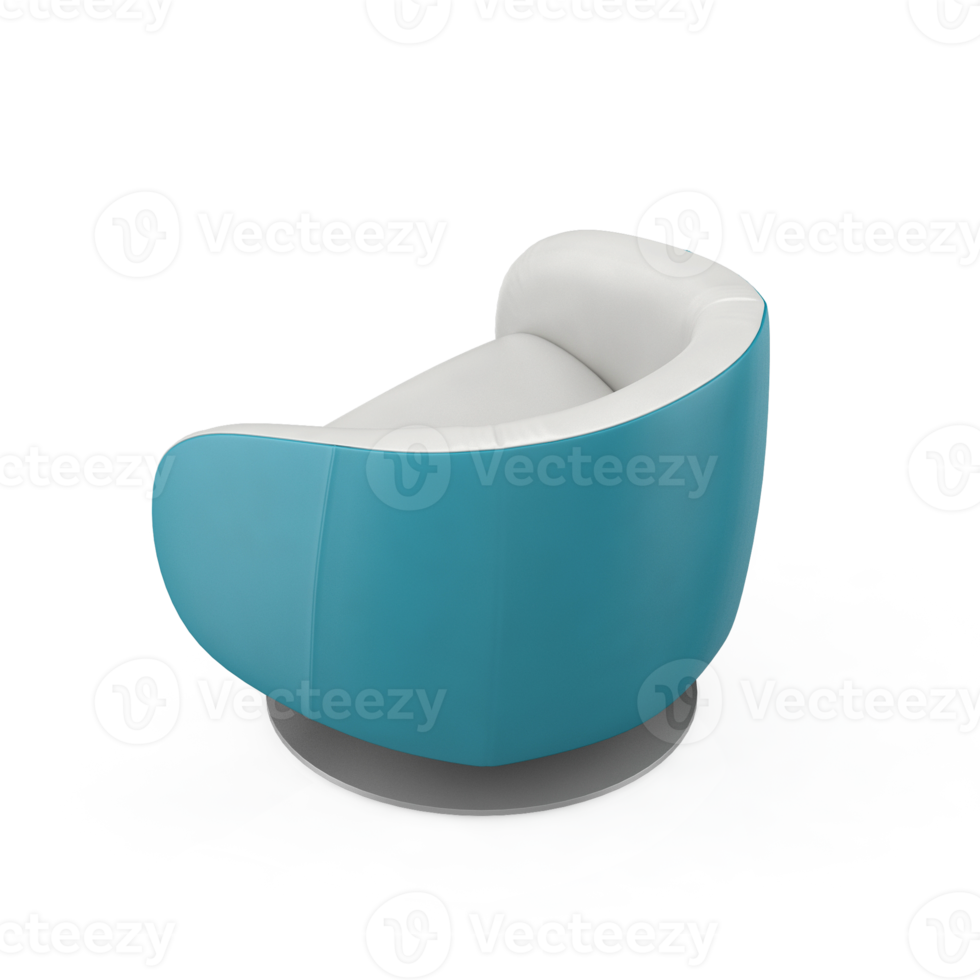Isometric Armchair Isolated 3D render png