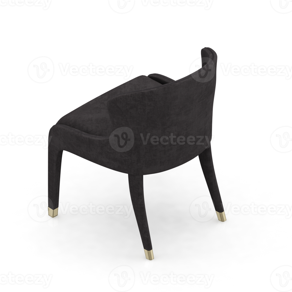 Isometric Chair 3D isolated rendering png