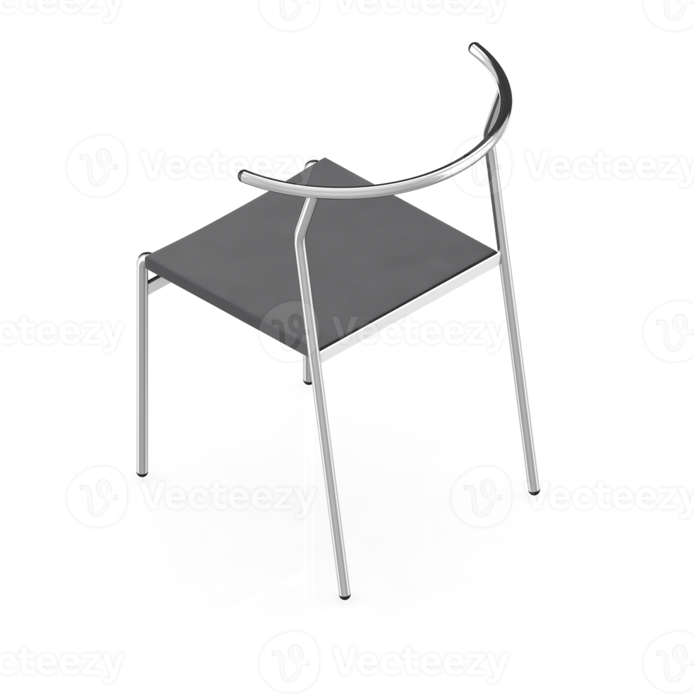 Isometric Chair 3D isolated rendering png