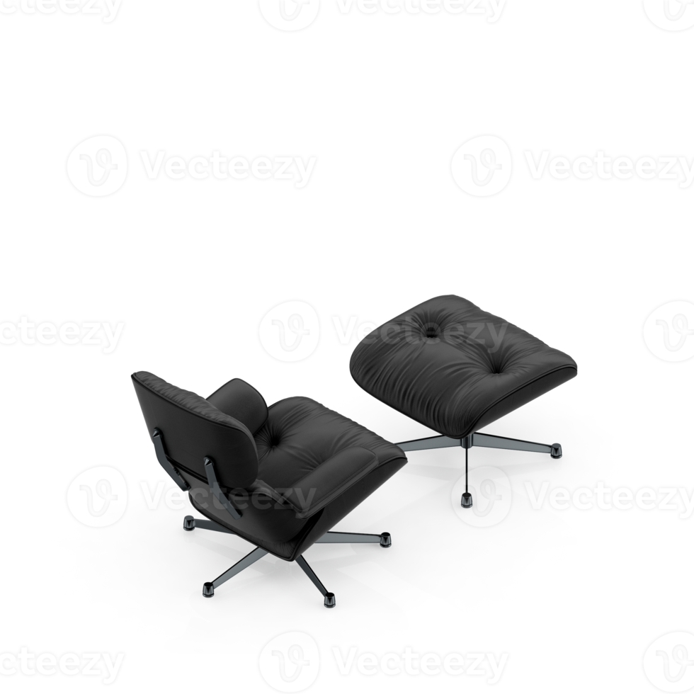 Isometric Chair 3D isolated rendering png