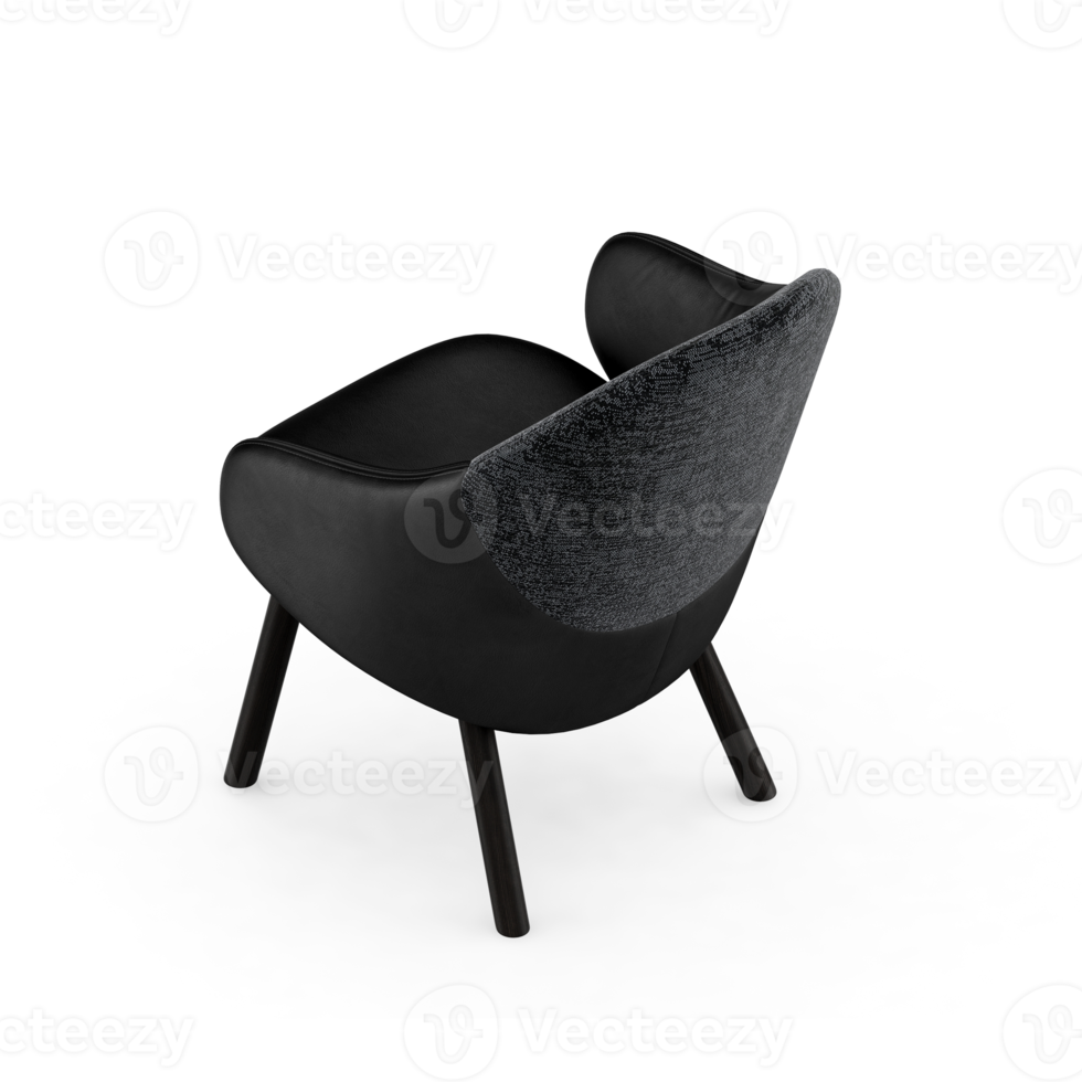 Isometric Chair 3D isolated rendering png