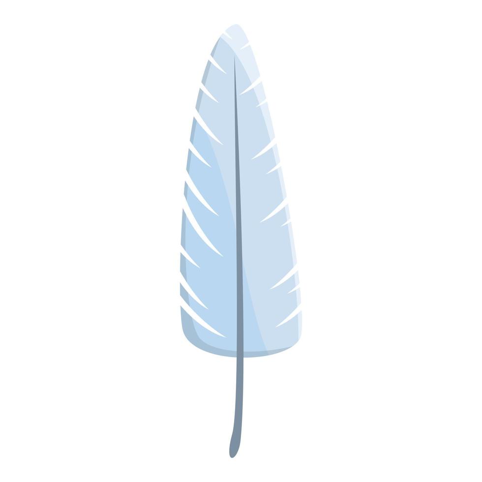 Softly feather icon, cartoon style vector