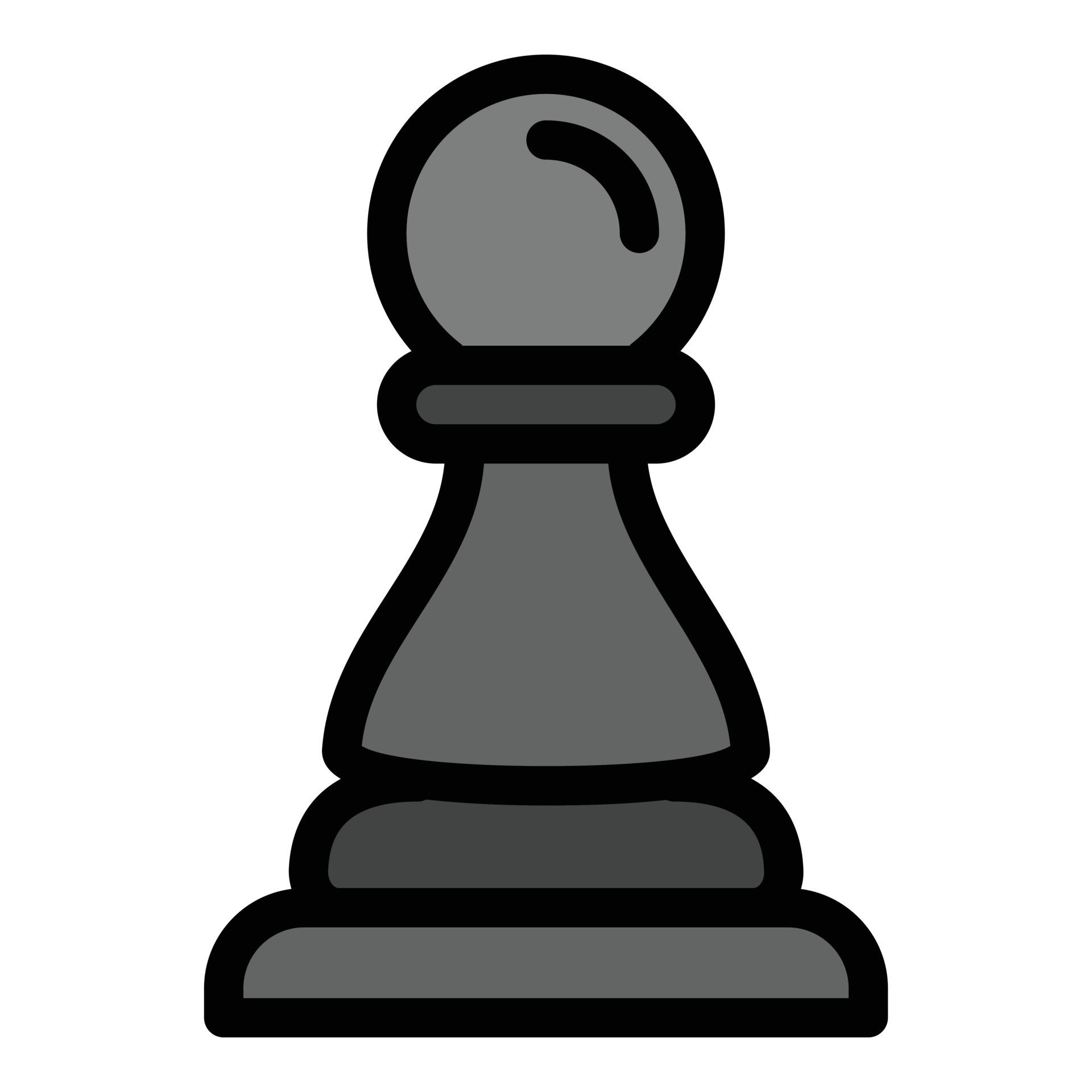 Chess pawn icon, outline style 14281558 Vector Art at Vecteezy