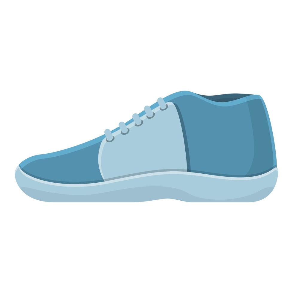 icono de zapatillas de moda, estilo de dibujos animados vector