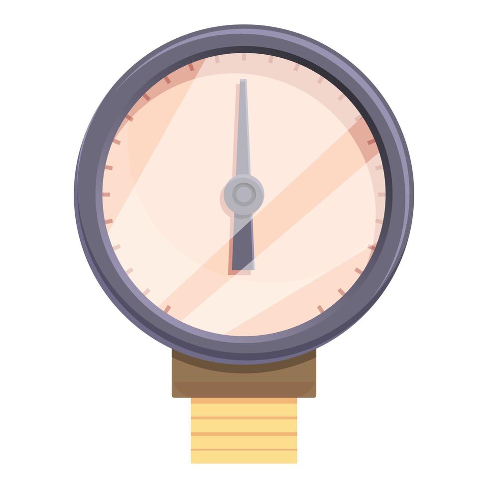 Device manometer icon, cartoon style vector