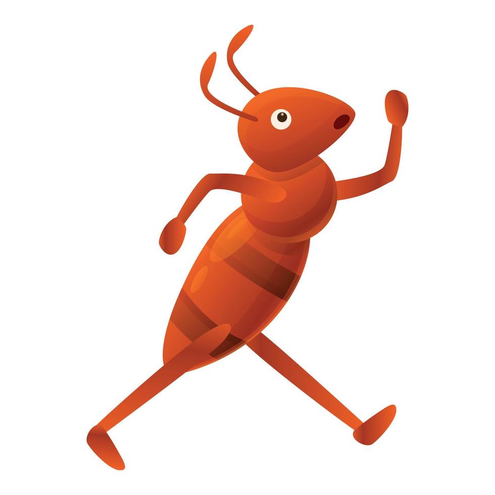 icono de hormiga corriendo, estilo de dibujos animados 14282001 Vector en  Vecteezy