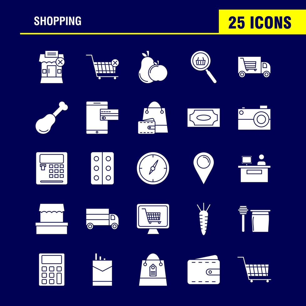 Shopping Solid Glyph Icon for Web Print and Mobile UXUI Kit Such as Building Mall Shopping Shopping Mall Shopping Cart Commerce Pictogram Pack Vector