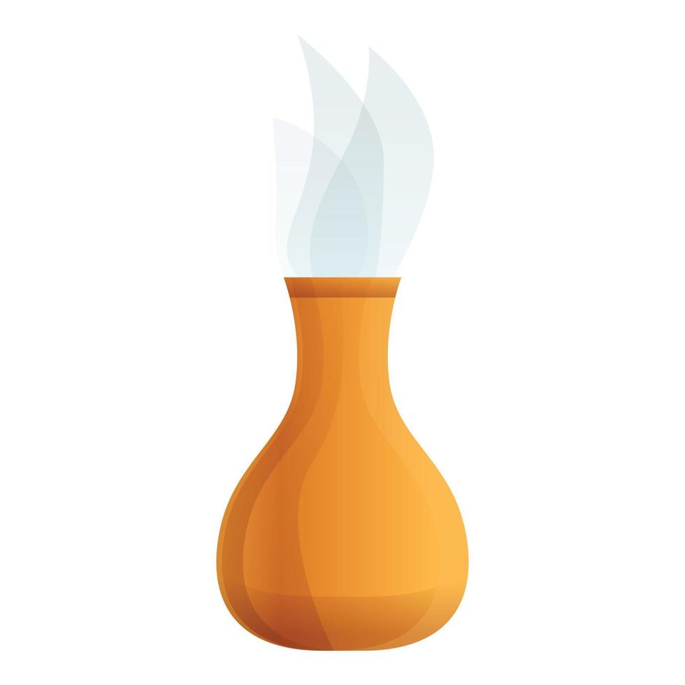 Aroma diffuser icon, cartoon style vector