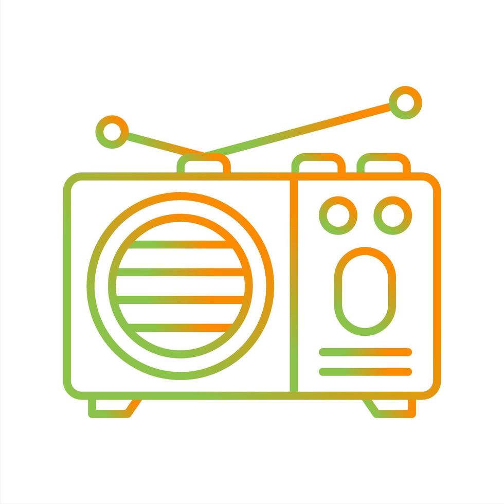 icono de vector de radio