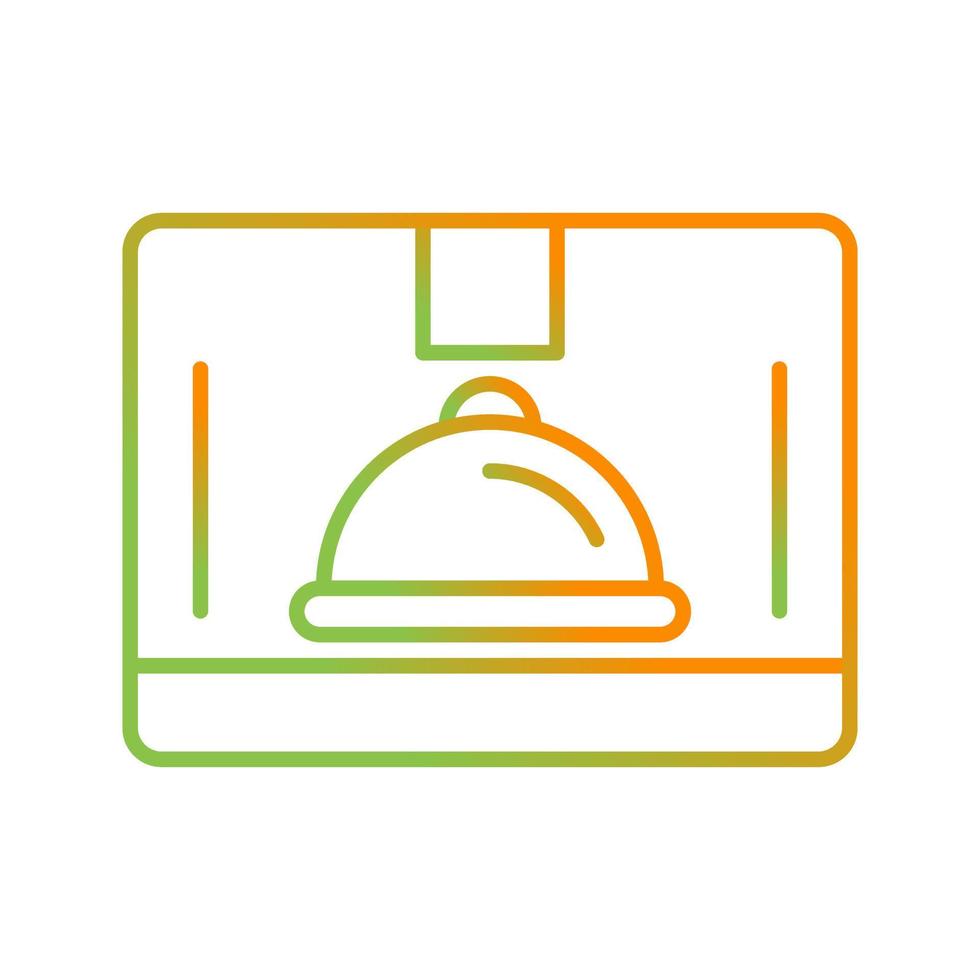 Food Delivery Box Vector Icon