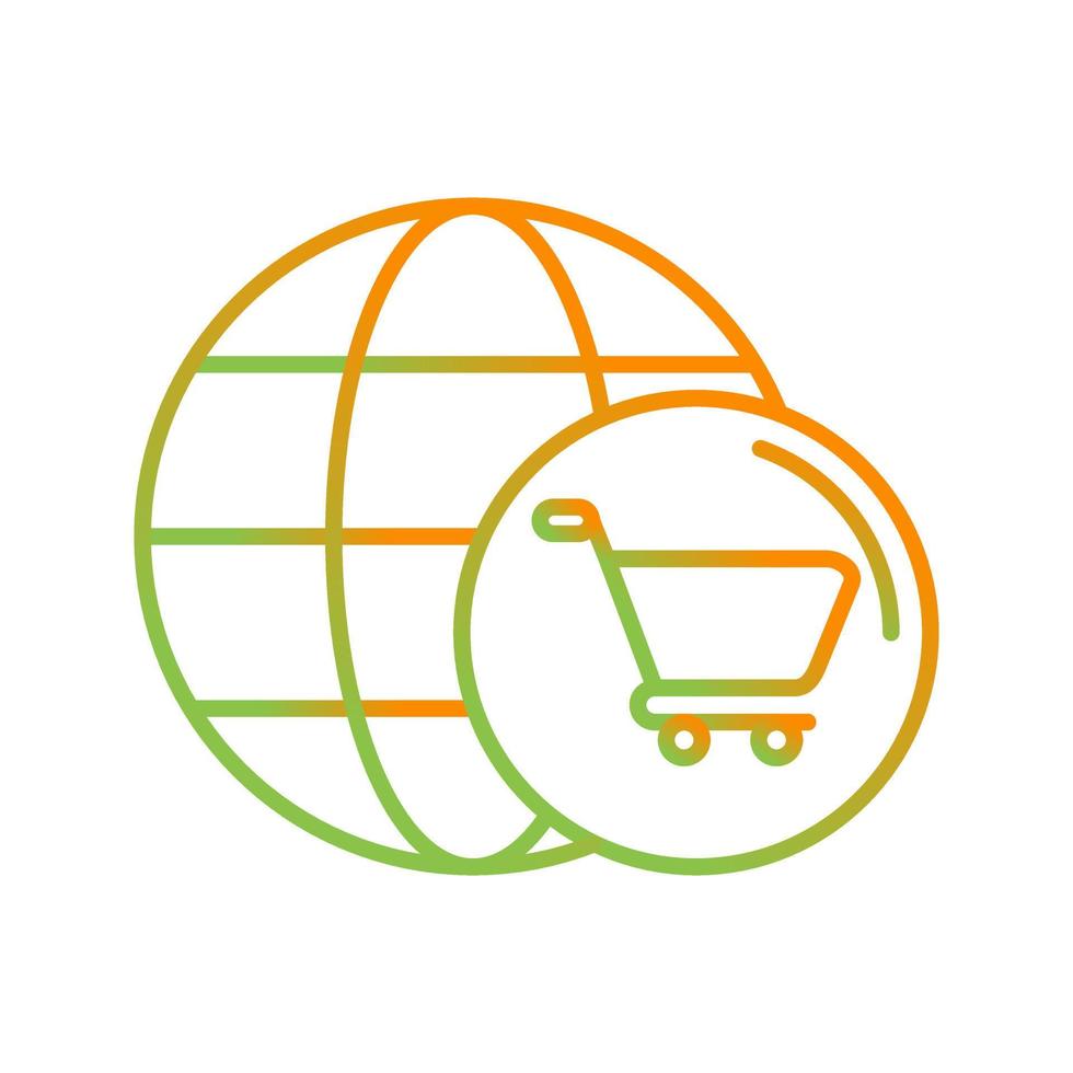 World Cart Vector Icon