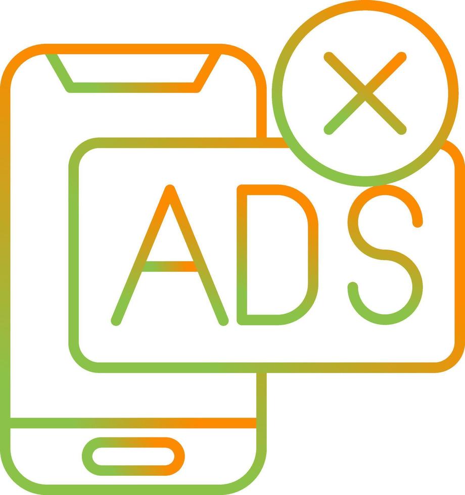 AD Block Vector Icon