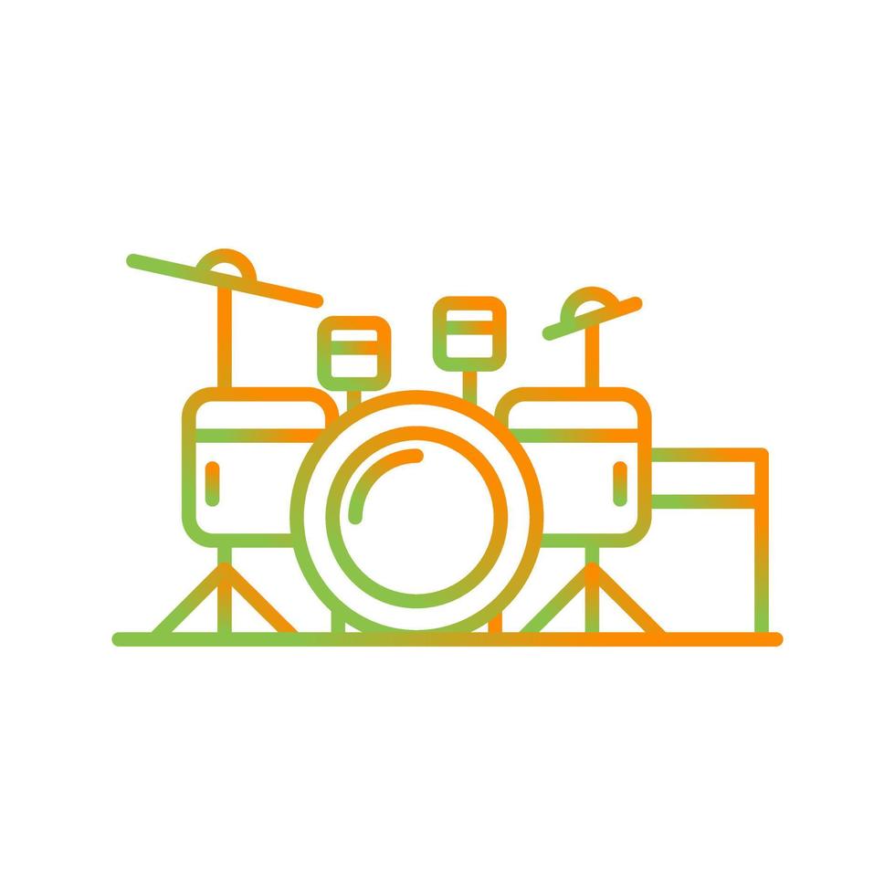 Drum Set Vector Icon