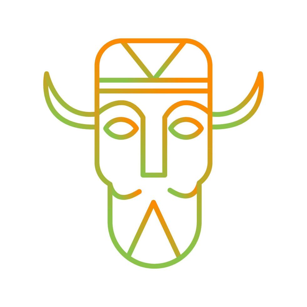 African Mask Vector Icon