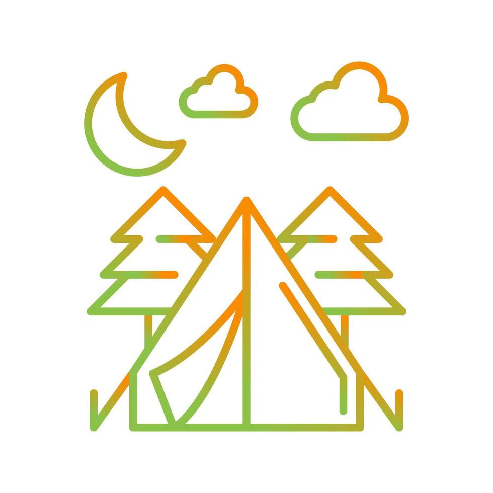 Tent Vector Icon