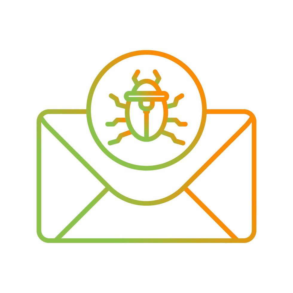 Mail Virus Vector Icon