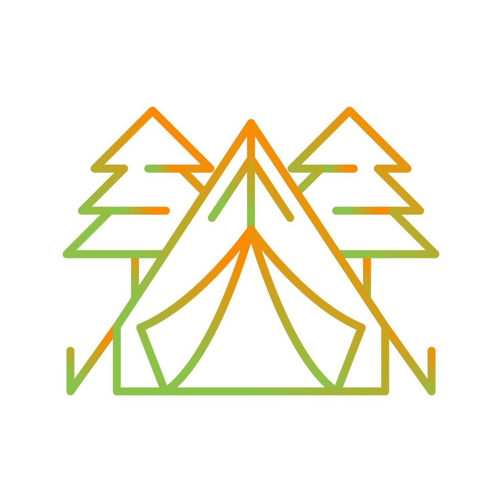 Tent Vector Icon
