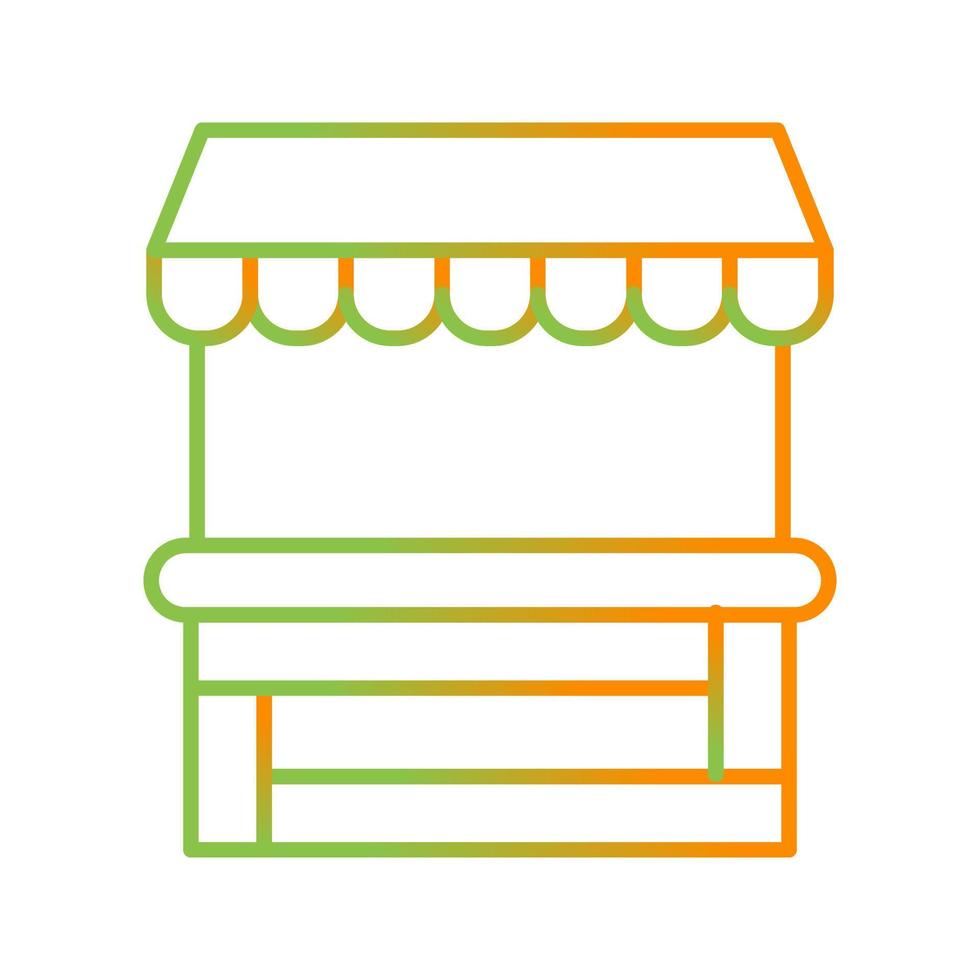 Food Stand Vector Icon