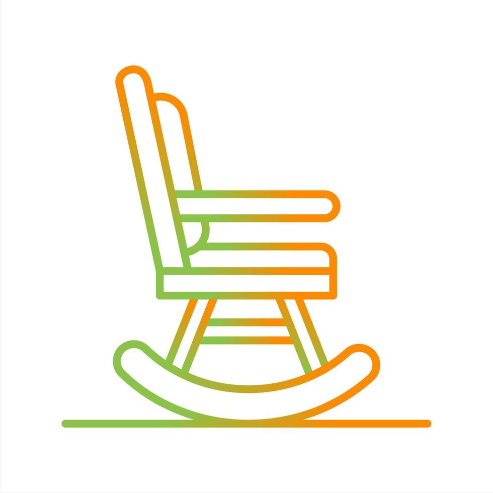 Rocking Chair Vector Icon