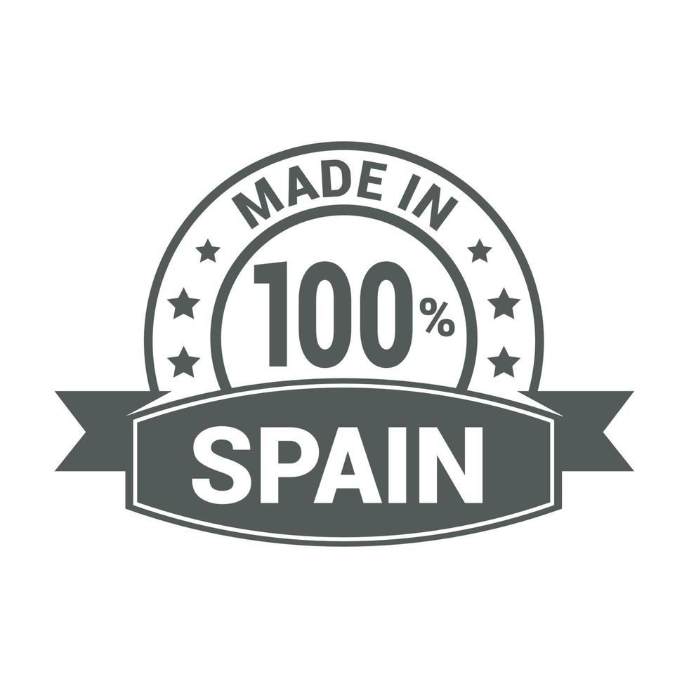 Spain stamp design vector