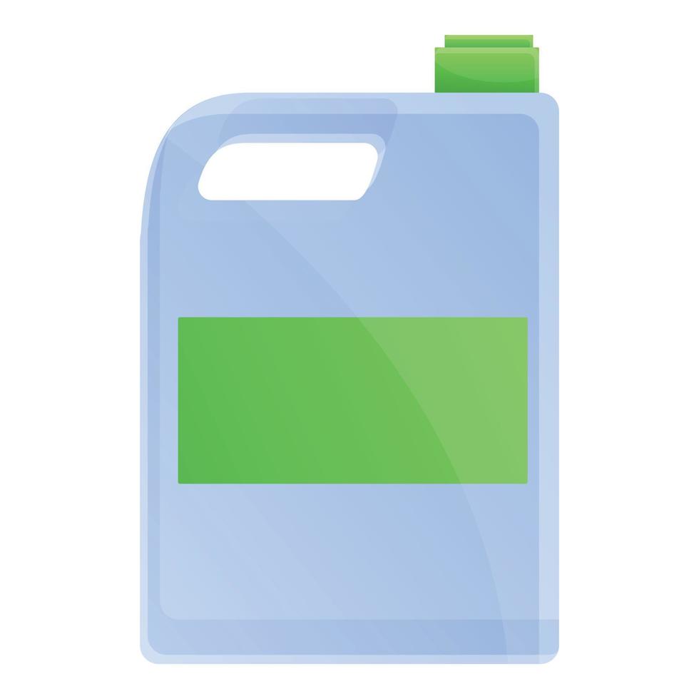Disinfection canister icon, cartoon style vector
