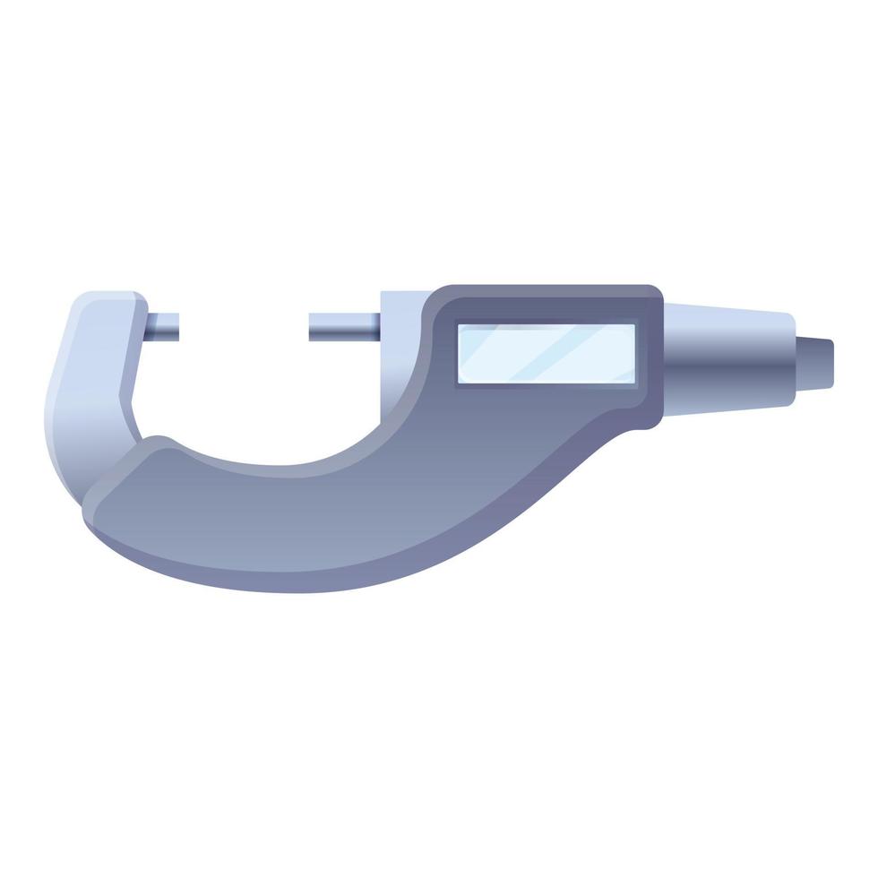 Micrometer icon, cartoon style vector