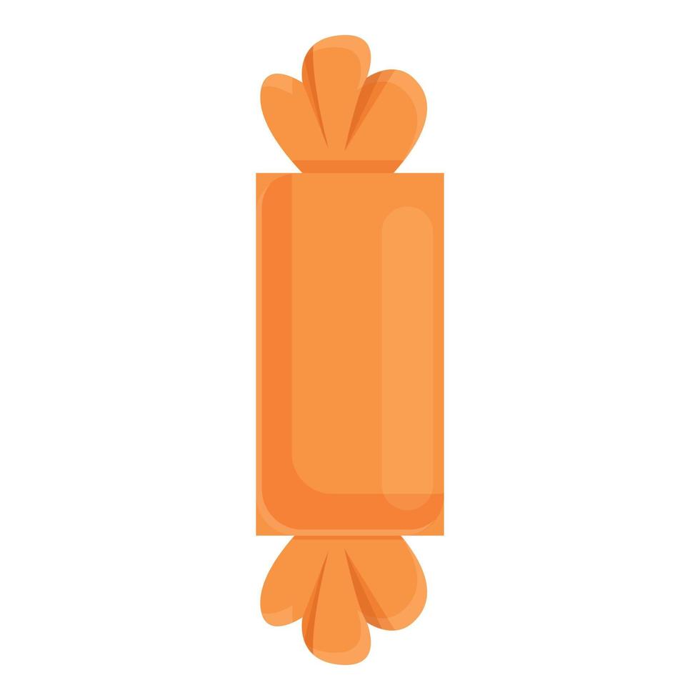 Cozy home holiday bonbon icon, cartoon style vector