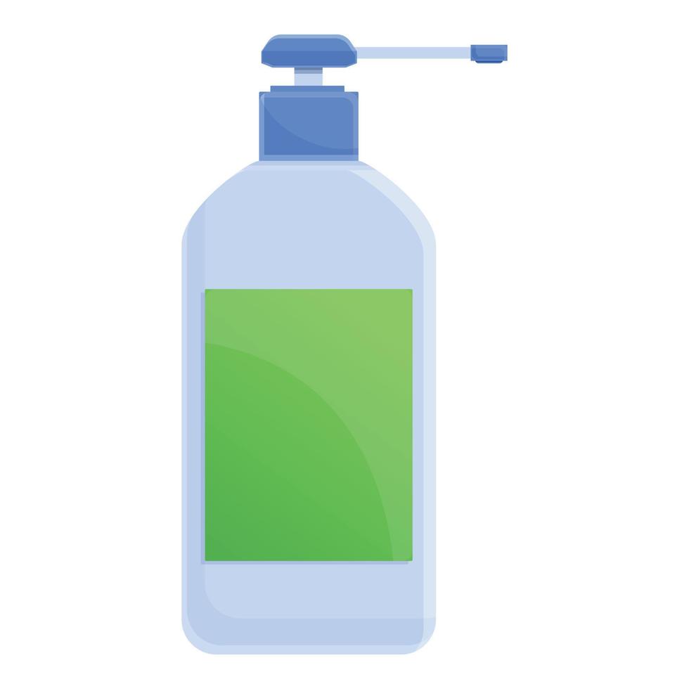 Disinfection shop dispenser icon, cartoon style vector