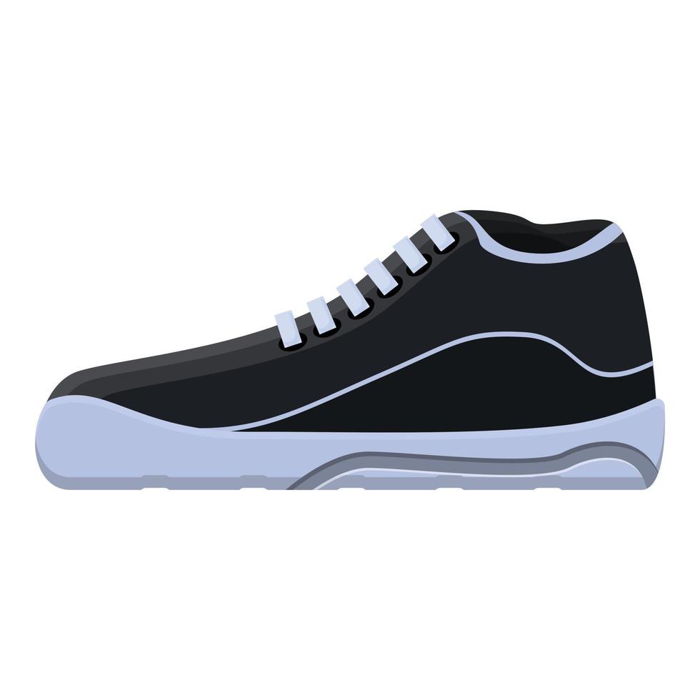 Walking sneakers icon, cartoon style vector