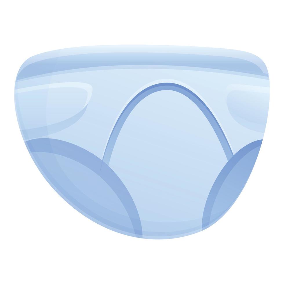 Diaper icon, cartoon style vector