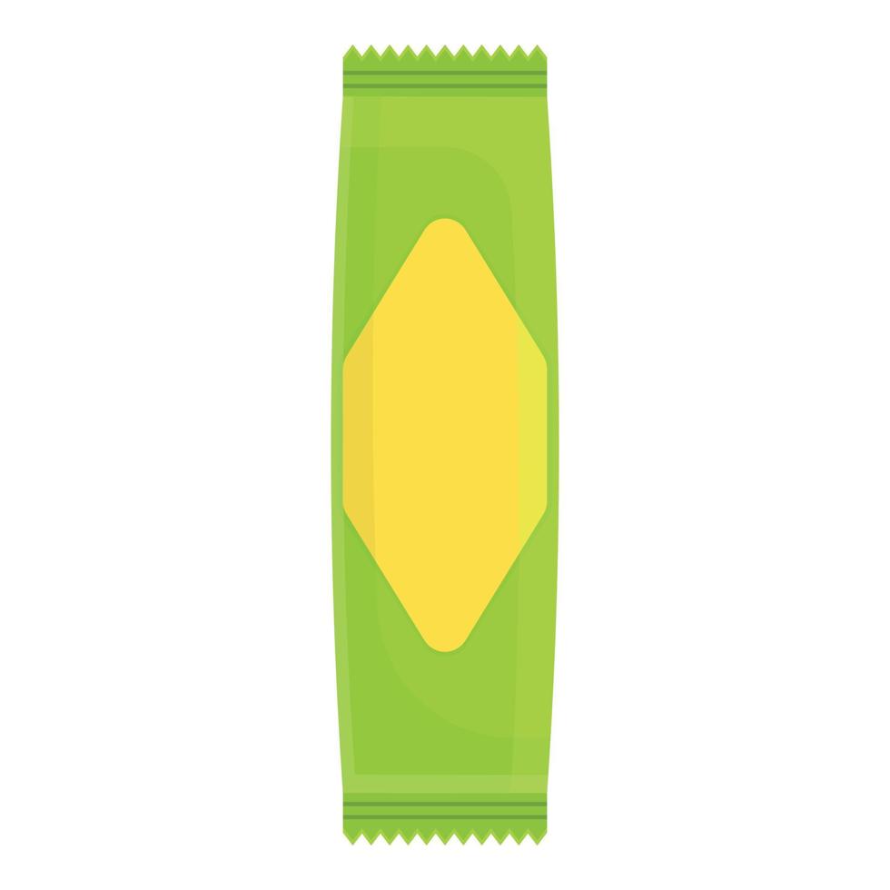 Granola snack bar icon, cartoon style vector