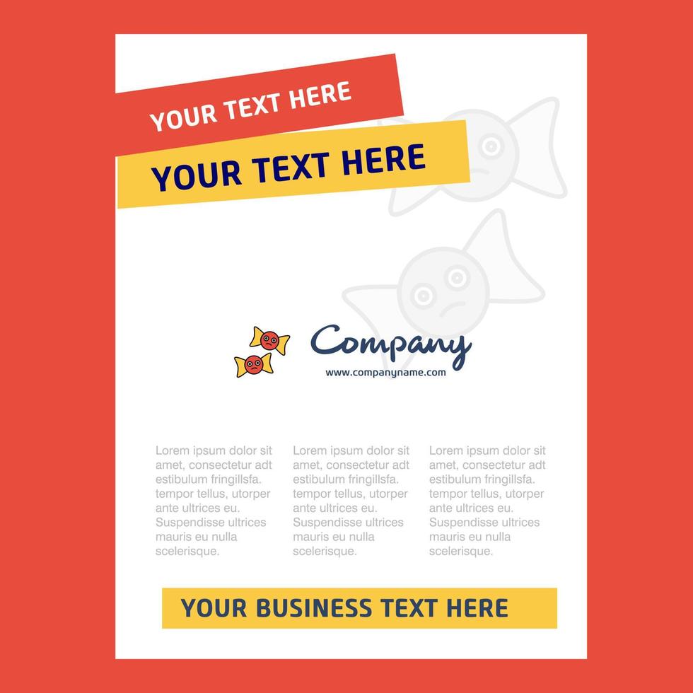 Spider web and spider Title Page Design for Company profile annual report presentations leaflet Brochure Vector Background