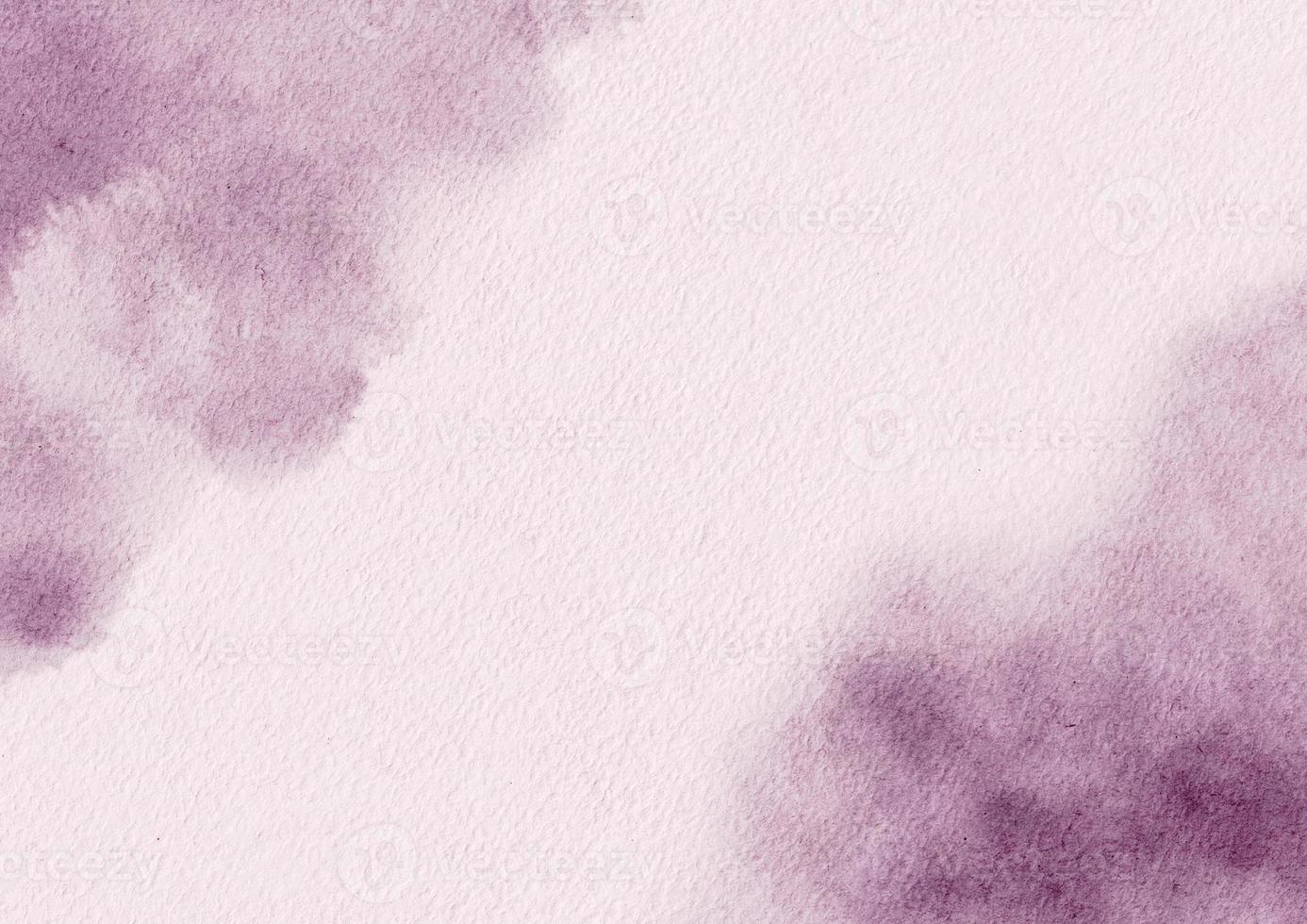 Abstract violet watercolor with paper texture, background for template. invitation card. greeting card. wedding card photo
