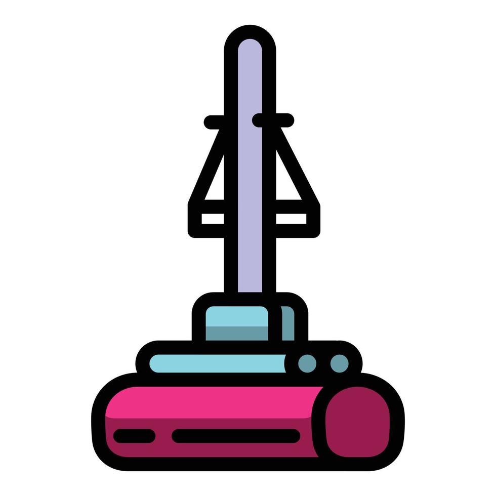 Sponge mop icon, outline style vector