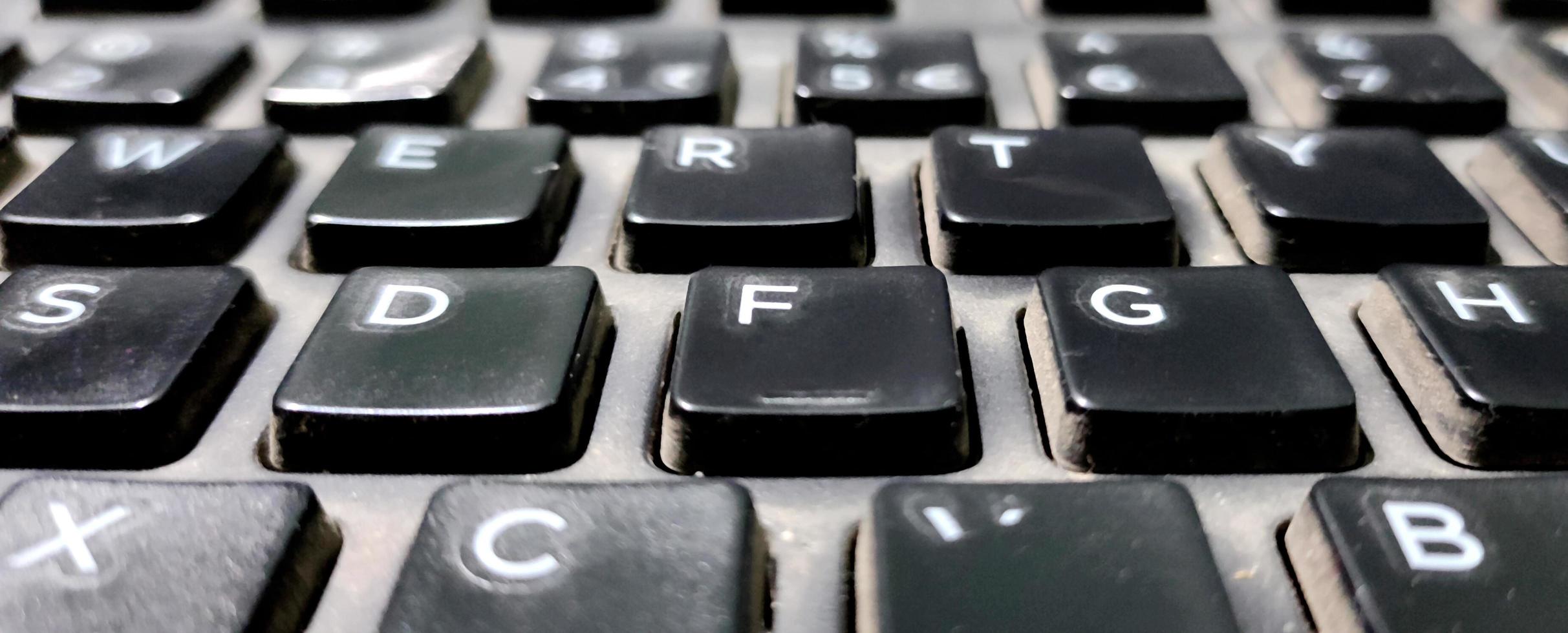 closeup shot of computer keyboard photo