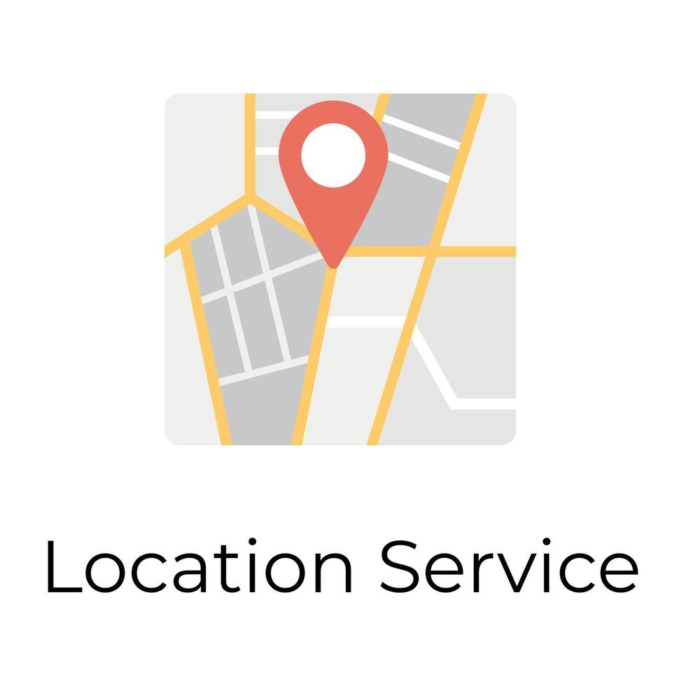 Trendy Location Pointer vector