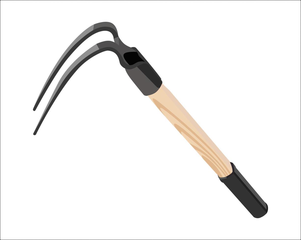 Agricultural implements, Vector illustration of pitchfork