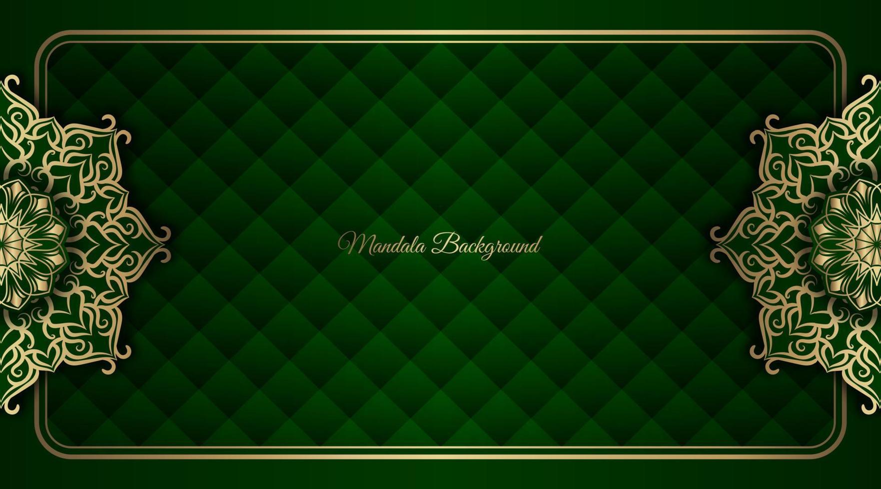 simple background with gold ornament border vector