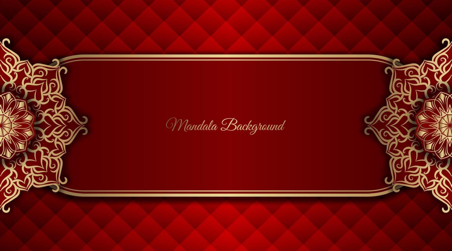simple background with gold ornament border vector