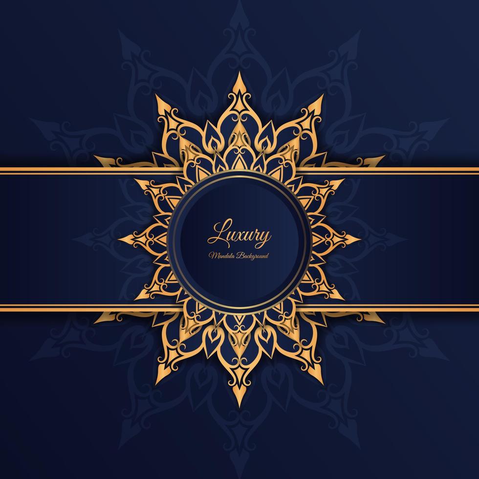 luxury background, with mandala ornament vector