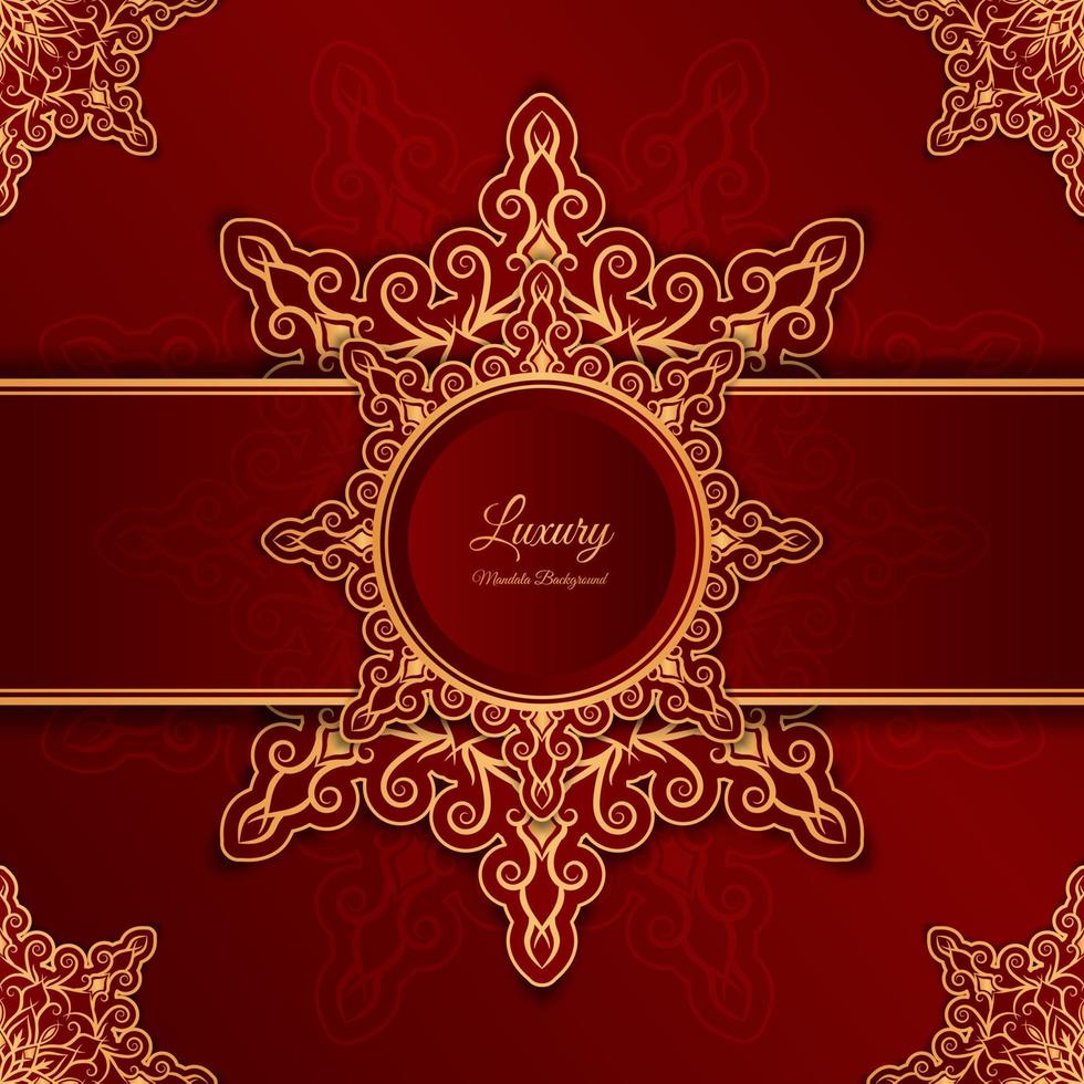 luxury background, with mandala ornament vector