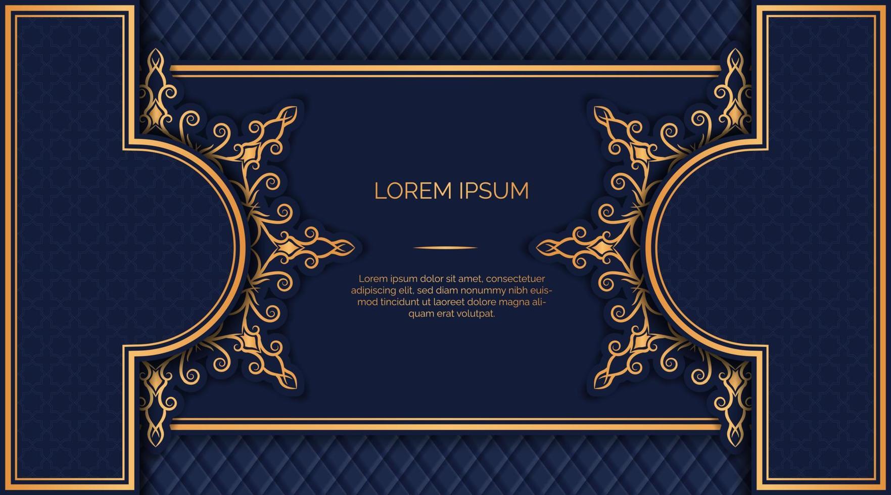 luxury background  with mandala ornament vector