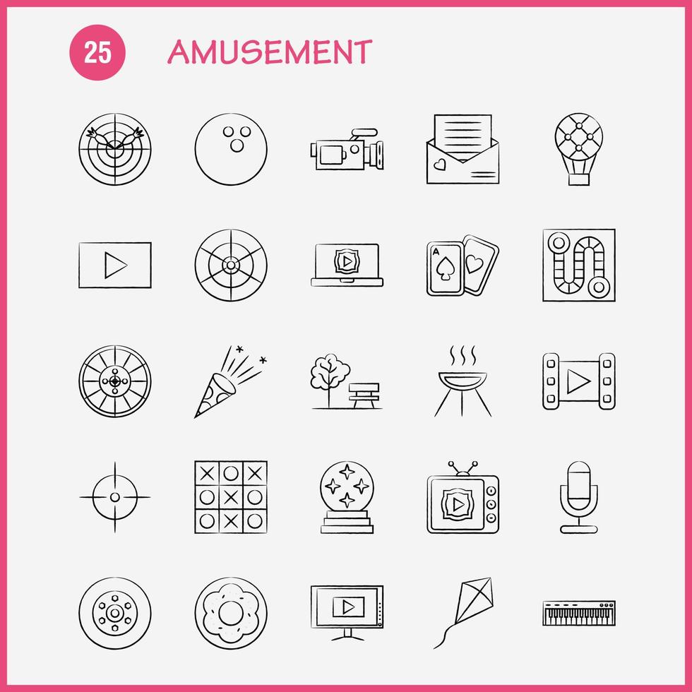 Amusement Hand Drawn Icons Set For Infographics Mobile UXUI Kit And Print Design Include Heart Balloon Balloon Heart Love Balloons Decoration Celebrations Eps 10 Vector