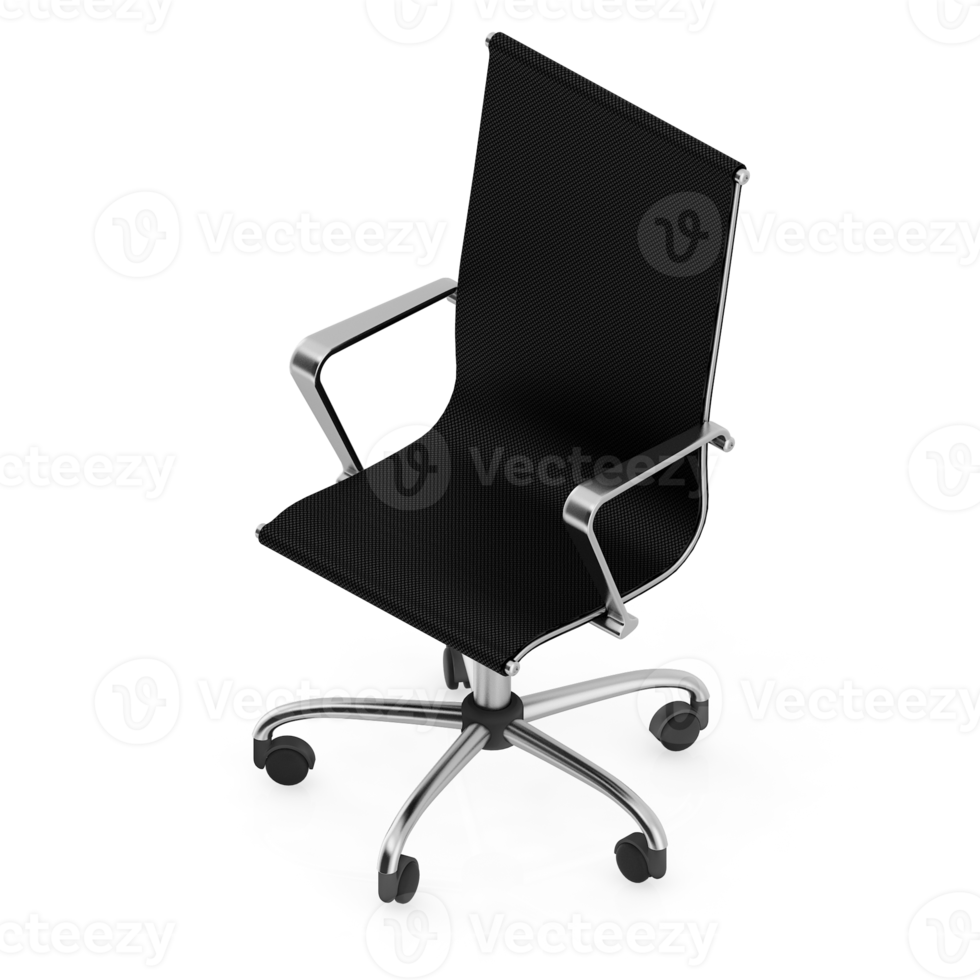 Isometric Chair 3D isolated rendering png