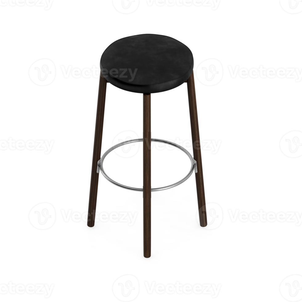 Isometric Chair 3D isolated rendering png