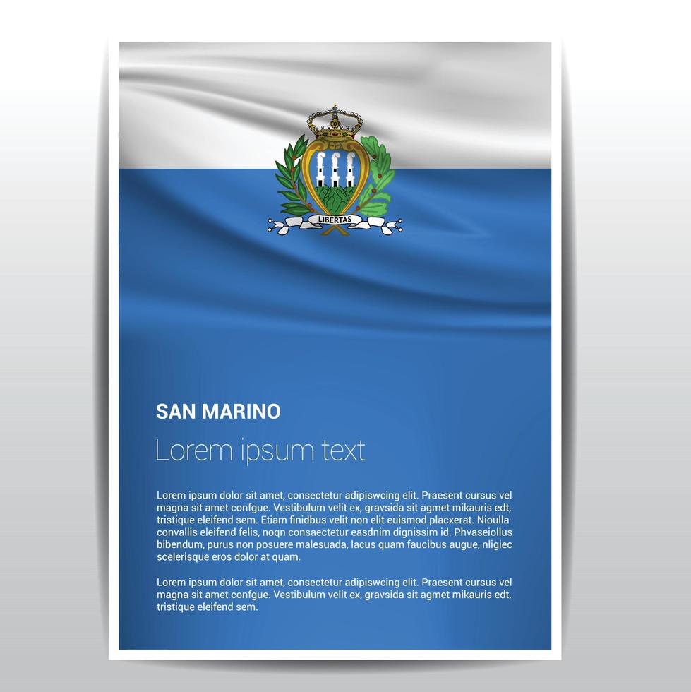 San marion Independence day design vector