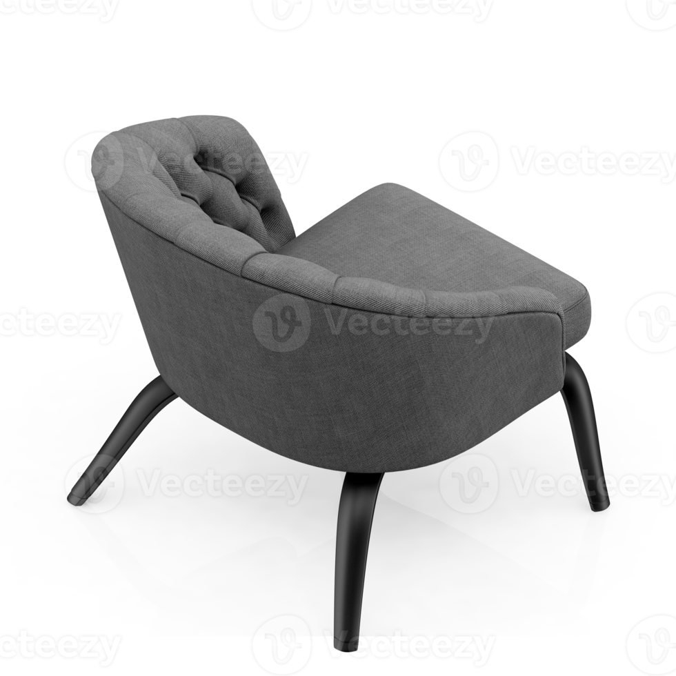 Isometric Armchair Isolated 3D render png