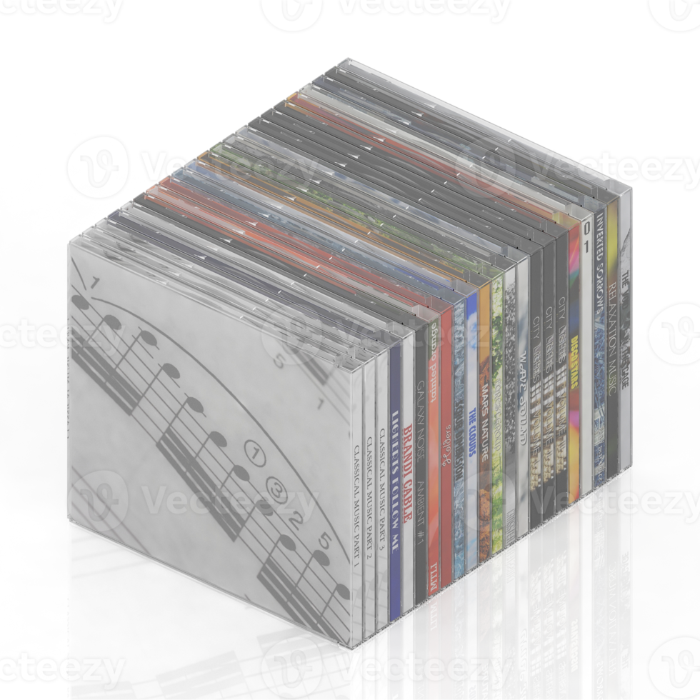 Isometric Books 3D render png