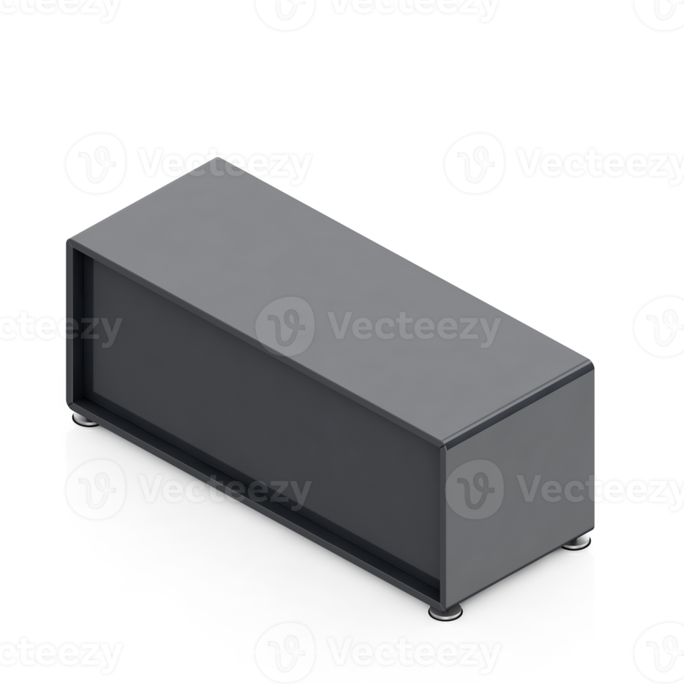 Isometric Cabinet 3D render png