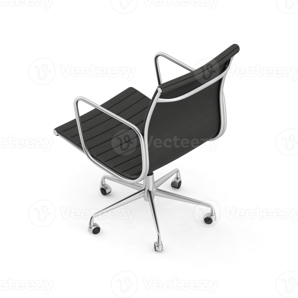 Isometric Chair 3D isolated rendering png